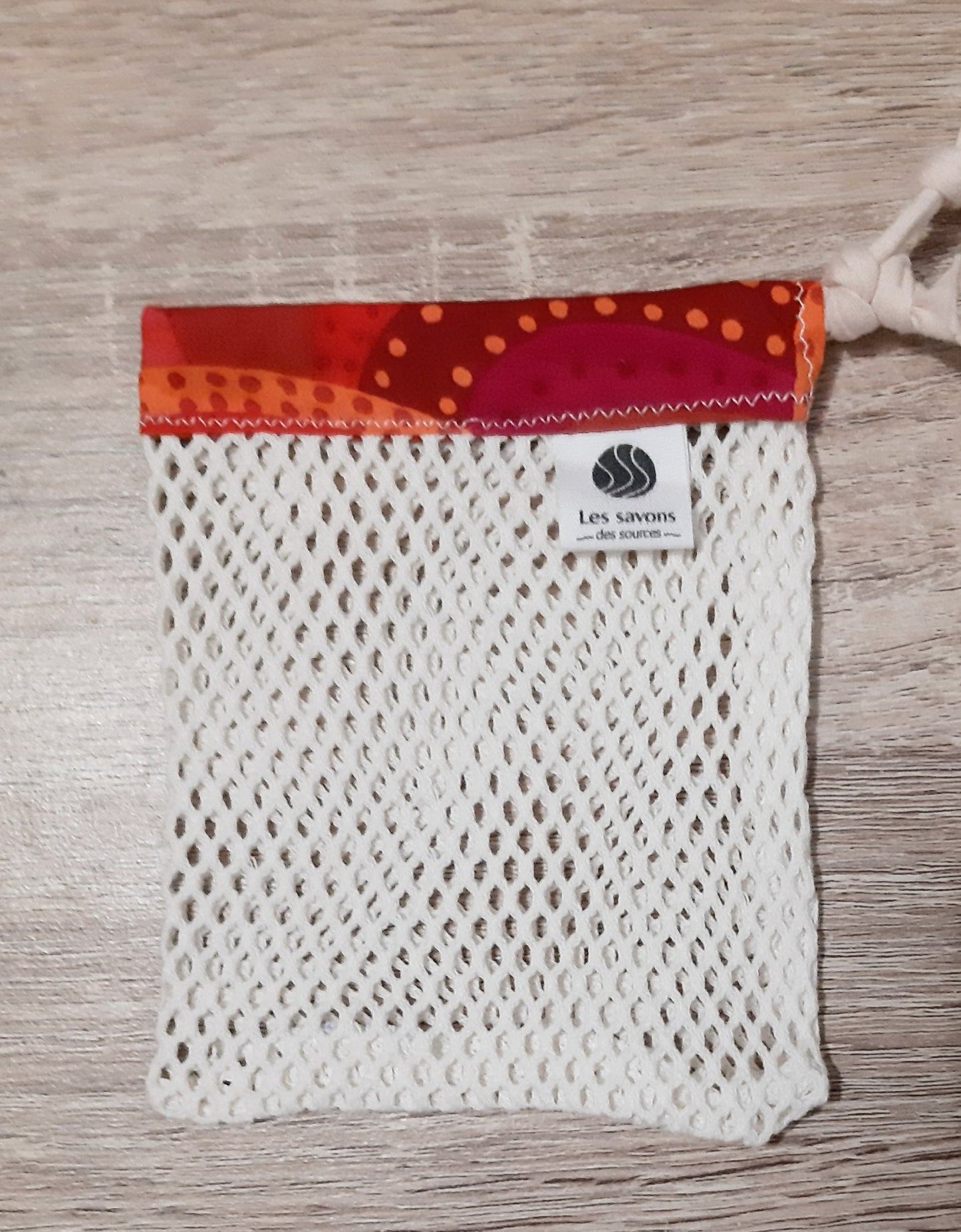 Sac Antigaspi imprimé rouge orange