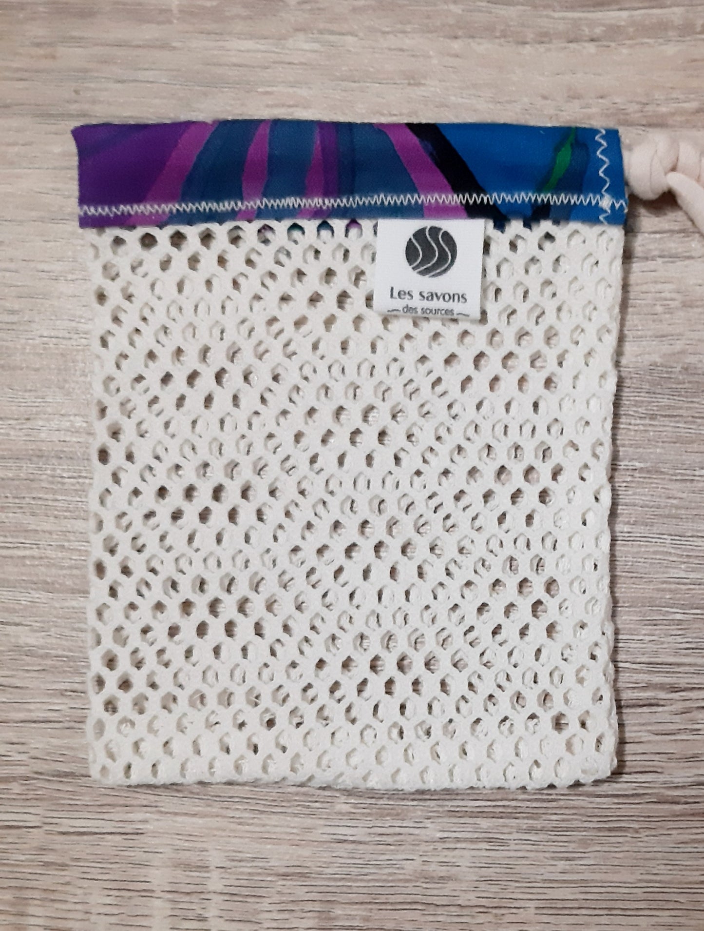 Sac Antigaspi imprimé bleu violet