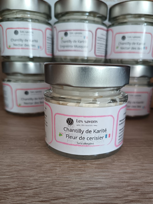 Chantilly Fleurs de Cerisier au beurre de Karité 80 g