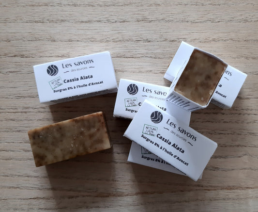 Petits savons Cassia-Alata pour gîtes 20g lot de 10.